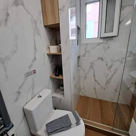 Eclectic With Stone Apartment Volos