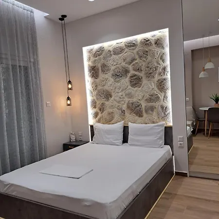Eclectic With Stone Apartment