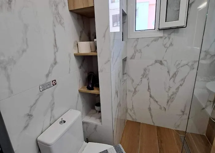 Eclectic With Stone Apartment Volos